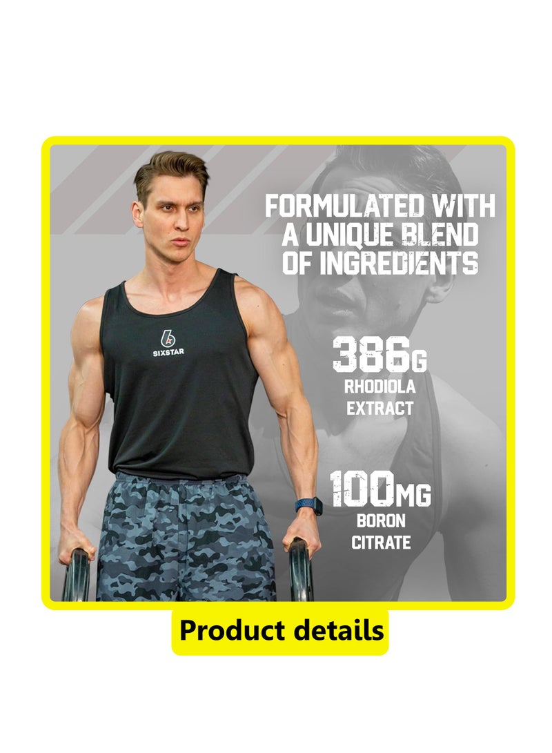 سيكس ستار معزز التستوستيرون، 60 قرص مغلف - Image 3